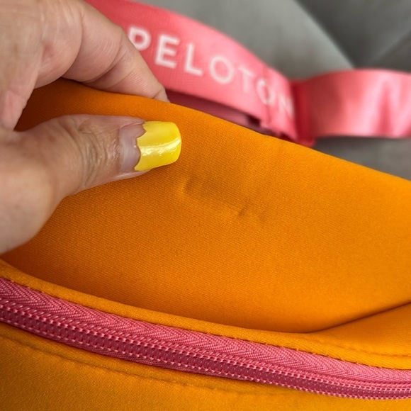 “Peloton-Orange and Red Waist Bag” - Picture 4 of 8